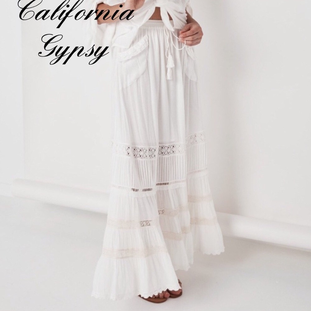 Gypsy hippie boho festival summer skirt - Picture 5 of 10